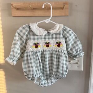 0/3m thanksgiving bubble romper